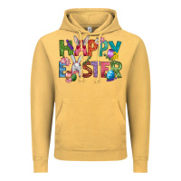 Vintage Mustard Western Happy Easter Vintage Hoodie - BundleAndBundleShop