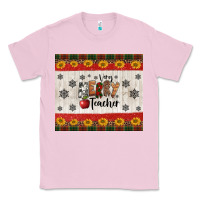 Bubblegum Pink very merry teacher Classic Tee - Jasminsmagicworld
