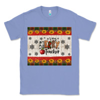 Colony Blue very merry teacher Classic Tee - Jasminsmagicworld