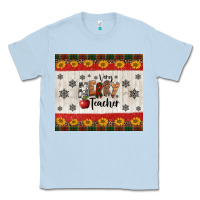 Dusty Blue very merry teacher Classic Tee - Jasminsmagicworld