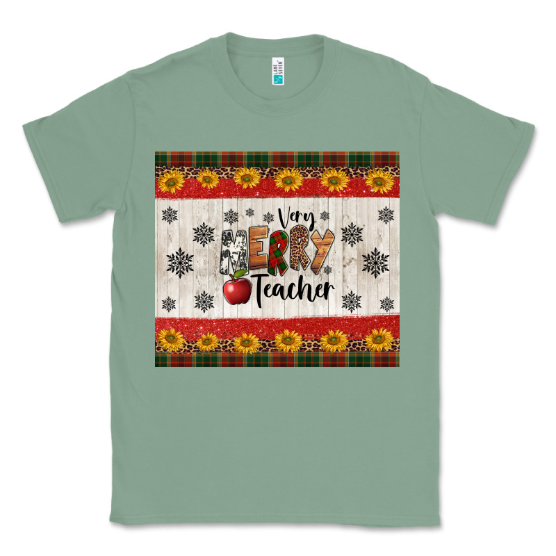 Very Merry Teacher Classic Tee by Jasminsmagicworld | Teevron