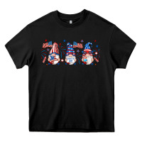 Black 4th of july gnomes libbey glass Heavy Core Tee - RanaPortraitStore