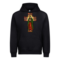 Black our lady of guadalupe cros Urban Hoodie - JahusDesignShop