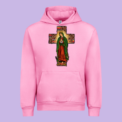 Our Lady Of Guadalupe Cros Urban Hoodie Designed By Jahusdesignshop