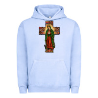 Pigment Grape Ice our lady of guadalupe cros Urban Hoodie - JahusDesignShop