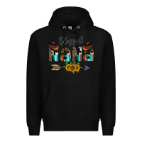 Black blessed nana Premium Hoodie - CowhideDigitalArt