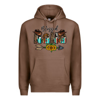 Chestnut blessed nana Premium Hoodie - CowhideDigitalArt