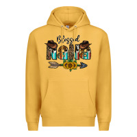Mustard blessed nana Premium Hoodie - CowhideDigitalArt