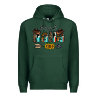 Sports Green blessed nana Premium Hoodie - CowhideDigitalArt