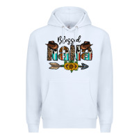 White blessed nana Premium Hoodie - CowhideDigitalArt