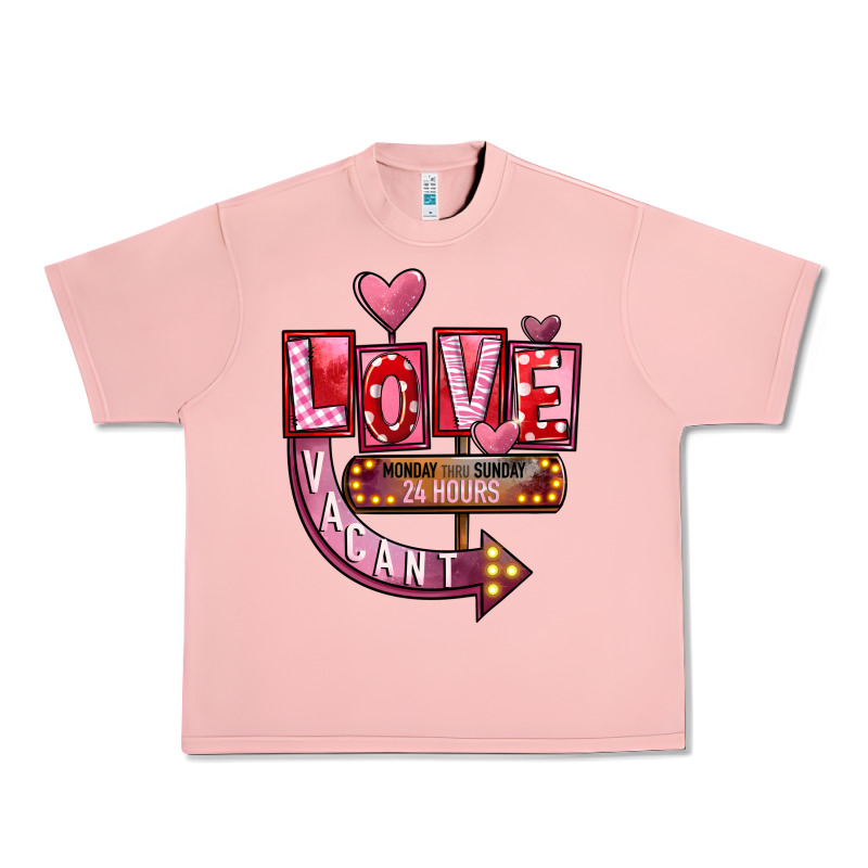 Valentine's Day Love Vacant Urban Heavy Tee by FaDigitalArtStudio | Teevron