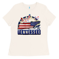 Bone tennessee 4th of july Ladies Tee - CowGirlArtShop