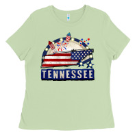 Matcha tennessee 4th of july Ladies Tee - CowGirlArtShop