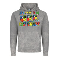 Cloud Rock It's okay to be different Autism Vintage Hoodie - FaDigitalArtStudio