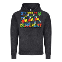 Vintage Black It's okay to be different Autism Vintage Hoodie - FaDigitalArtStudio
