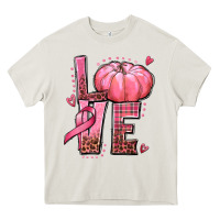 Cream love cancer pumpkin Heavy Core Tee - texasbilliewilder