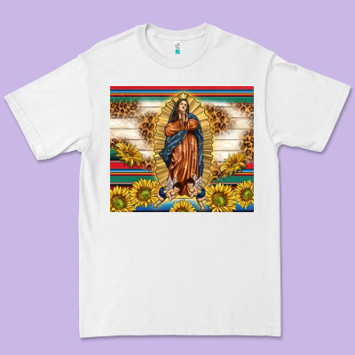 Our Lady Of Guadalupe Premium Tee Designed By Tumblerdesignbyshophia