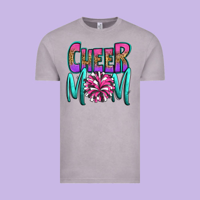 Cheer Mom Vintage Tee Designed By Oliviacreatesart