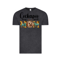 Vintage Black cockapoo mom western Vintage Tee - RanaPortraitStore