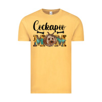 Vintage Mustard cockapoo mom western Vintage Tee - RanaPortraitStore