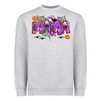 Heather Grey halloween mama Heavyweight Sweatshirt - AdoDesignShop