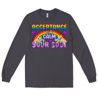 Smoke Lgbtq Acceptance Will Calm Your Soul Long Sleeve Tee - BundleAndBundleShop