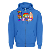 True Royal pride coffee cups Zipper Hoodie - AdoDesignShop