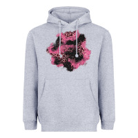 Heather Grey valentine's day patches Heavyweight Hoodie - AdoDesignShop