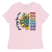 Bubblegum Pink god says you are unique Ladies Tee - CowGirlArtShop