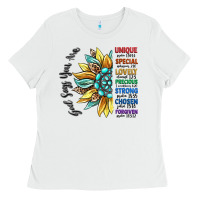 God Says You Are Unique Ladies Tee | Teevron