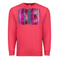 Cardinal valentine's day floral leopard brushstroke Premium Sweatshirt - AdoDesignShop