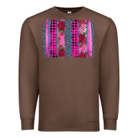 Chestnut valentine's day floral leopard brushstroke Premium Sweatshirt - AdoDesignShop