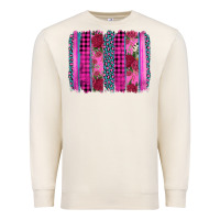 Sandshell valentine's day floral leopard brushstroke Premium Sweatshirt - AdoDesignShop