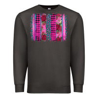 Smoke valentine's day floral leopard brushstroke Premium Sweatshirt - AdoDesignShop