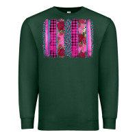 Sports Green valentine's day floral leopard brushstroke Premium Sweatshirt - AdoDesignShop