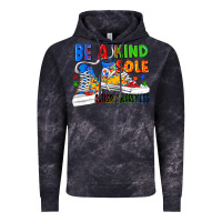 Cloud Black Be a kind sole Autism Awareness Vintage Hoodie - FaDigitalArtStudio