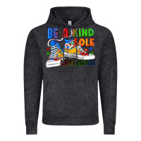Vintage Black Be a kind sole Autism Awareness Vintage Hoodie - FaDigitalArtStudio