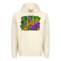 Sandshell Leopard Gemstone Mardi Gras Premium Hoodie - RanaPortraitStore
