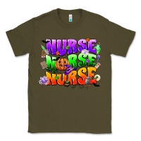 Army Green nurse nurse nurse halloween Classic Tee - CowGirlArtShop