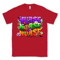 Red nurse nurse nurse halloween Classic Tee - CowGirlArtShop