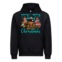 Black merry christmas Urban Hoodie - JahusDesignShop