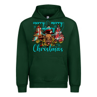 Forest Green merry christmas Urban Hoodie - JahusDesignShop