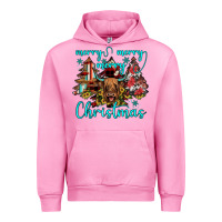 Fuchsia Pink merry christmas Urban Hoodie - JahusDesignShop