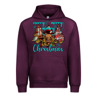 Mauve Wine merry christmas Urban Hoodie - JahusDesignShop