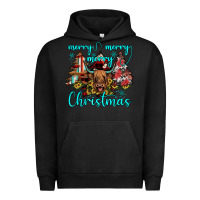 Pigment Black merry christmas Urban Hoodie - JahusDesignShop