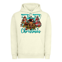 Pigment Pistachio merry christmas Urban Hoodie - JahusDesignShop