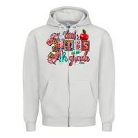 Dove Grey little miss 3 rh   grade Zipper Hoodie - AdoDesignShop