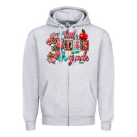 Heather Grey little miss 3 rh   grade Zipper Hoodie - AdoDesignShop