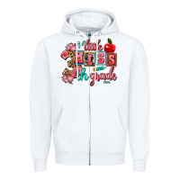 White little miss 3 rh   grade Zipper Hoodie - AdoDesignShop