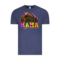 Vintage Denim football mama Vintage Tee - OliviaCreatesArt